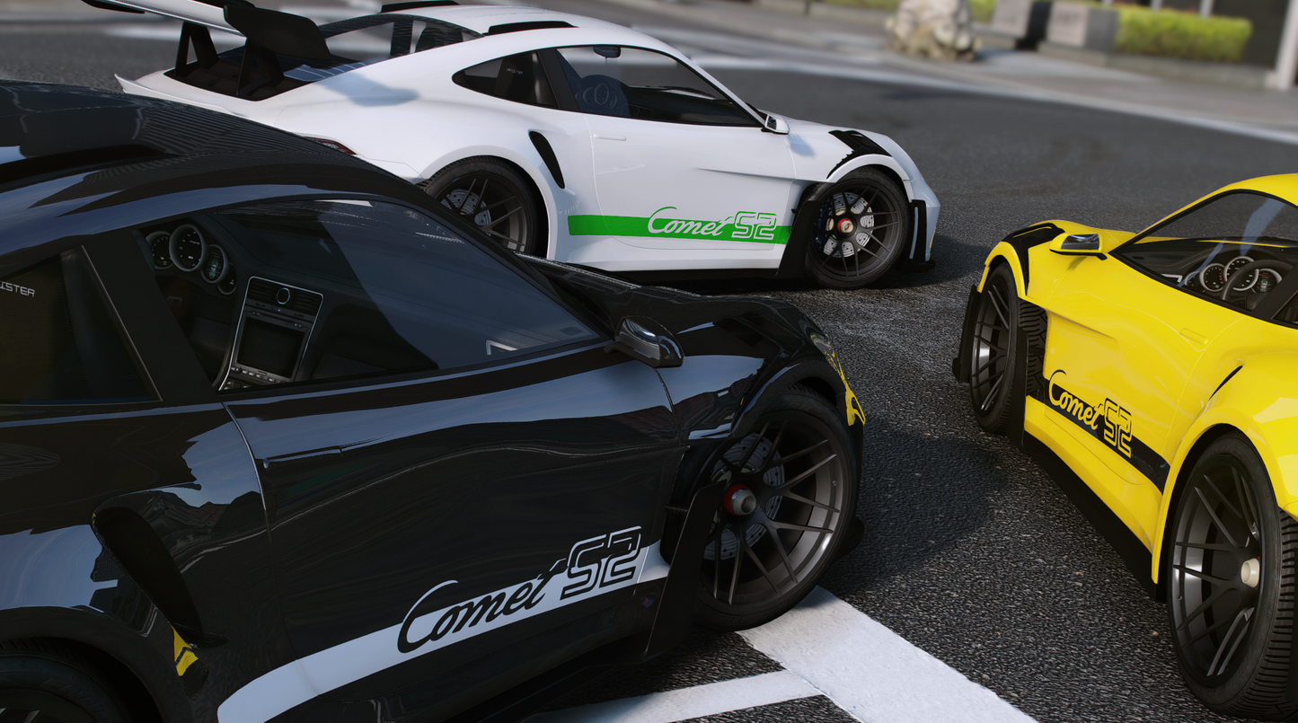 [GTA5/ FiveM] Pfister Comet S2 CTX Livery Pack