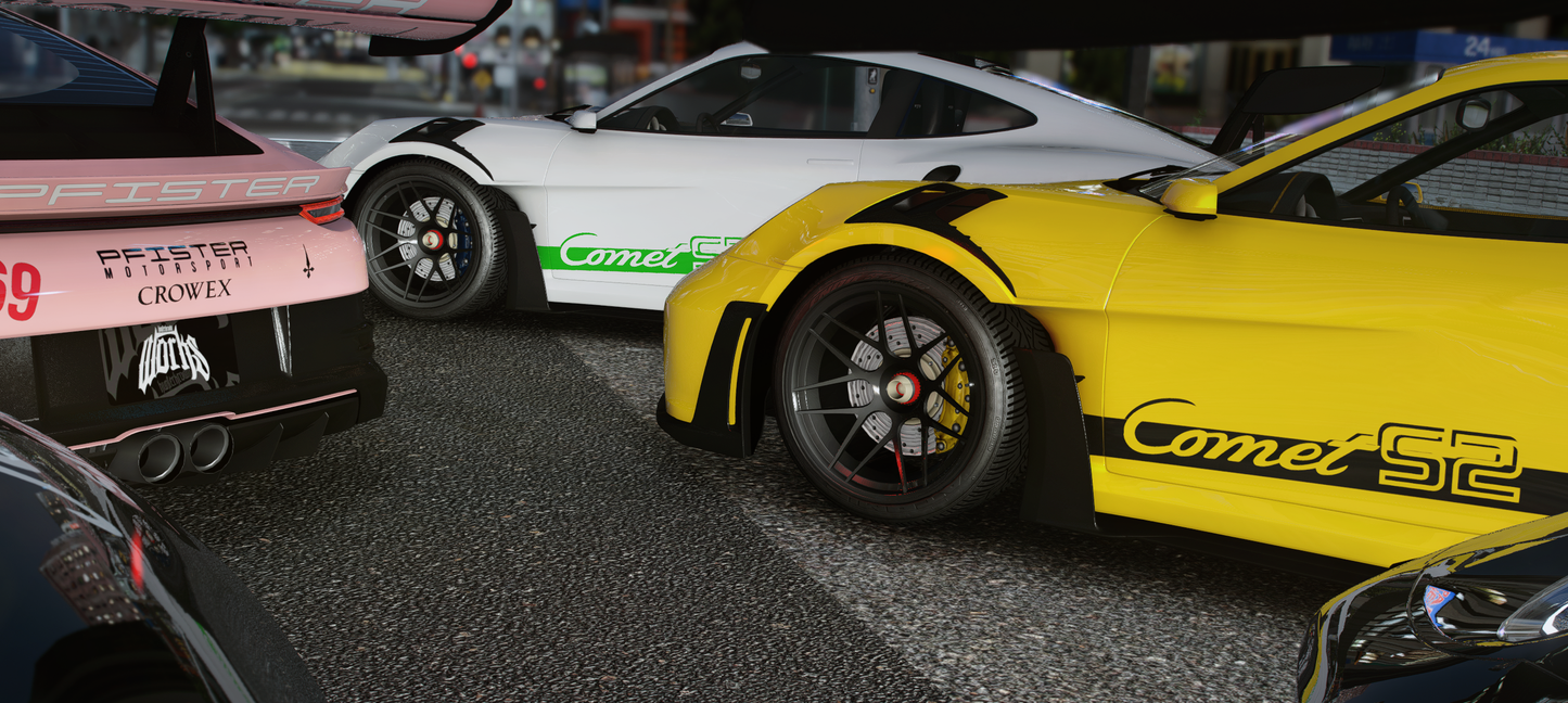[GTA5/ FiveM] Pfister Comet S2 CTX Livery Pack